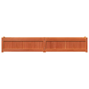 Pflanzkübel Wachsbraun 180cm Kiefer Massivholz