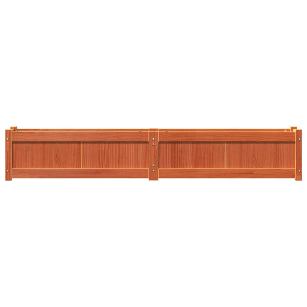 Pflanzkübel Wachsbraun 180cm Kiefer Massivholz