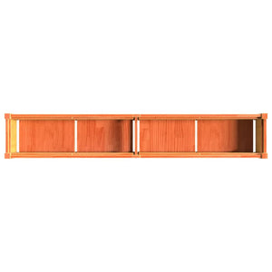 Pflanzkübel Wachsbraun 180cm Kiefer Massivholz