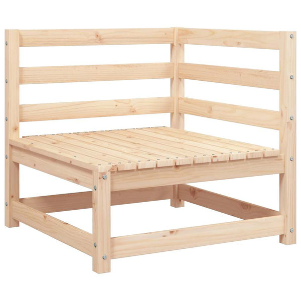 Garten Ecksofa Kiefer Massivholz 70x70 cm