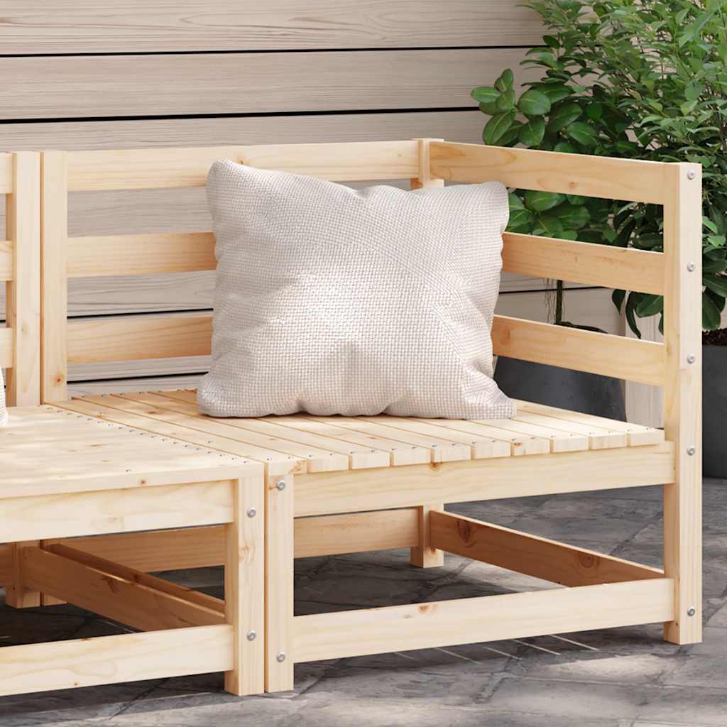 Garten Ecksofa Kiefer Massivholz 70x70 cm