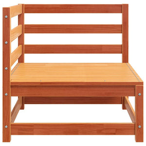 Garten Ecksofa Wachsbraun Kiefer Massivholz 70x70 cm
