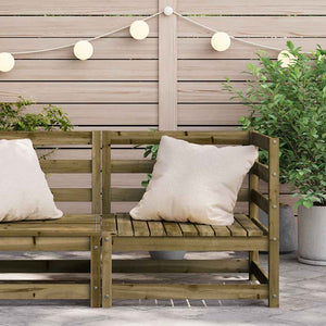 Garten Ecksofa Kiefer 70x70 Imprägniert