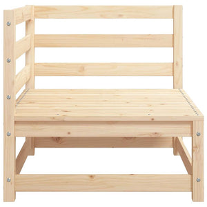 Garten Ecksofa Set Kiefer Massivholz 2 Stk