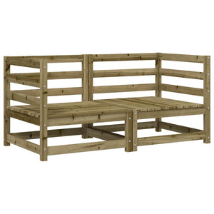 Garten Ecksofas 2er Set Kiefer Imprägniert
