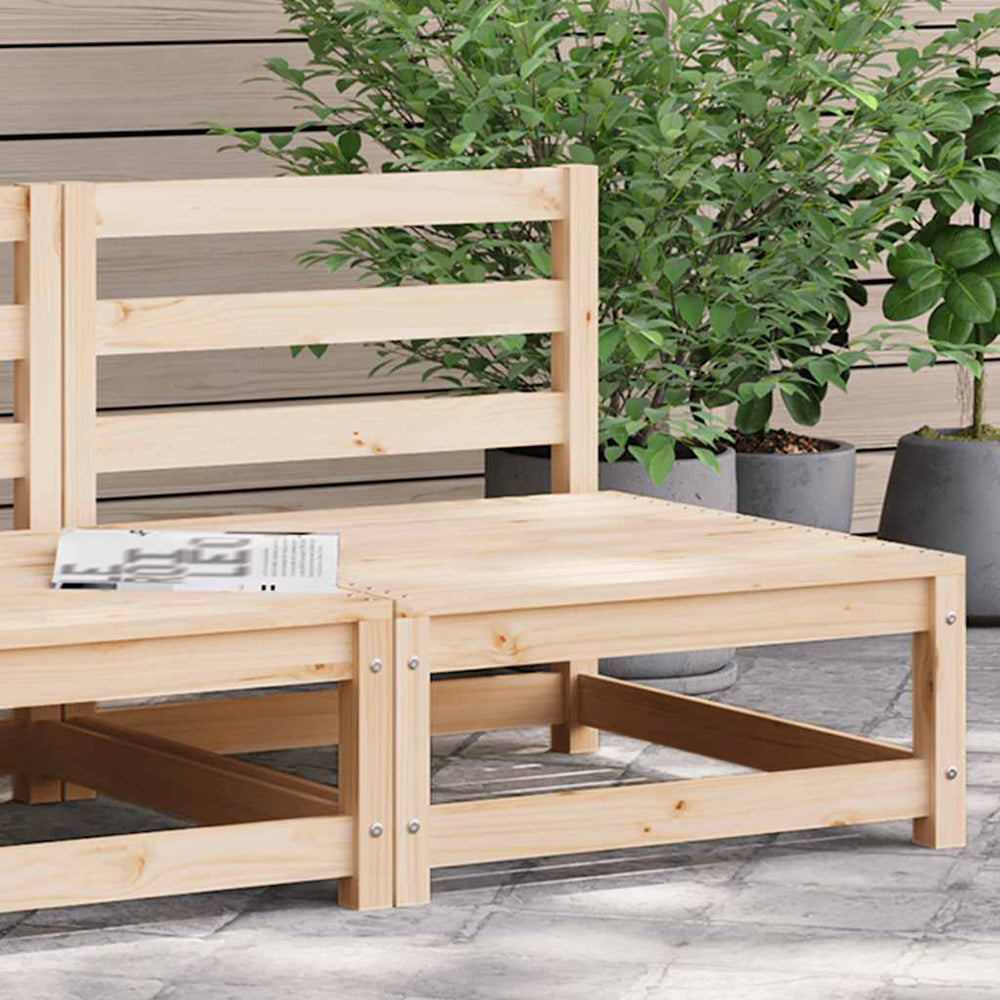 vidaXL Canapé de jardin sans accoudoirs 70x70x67 cm Bois de pin massif