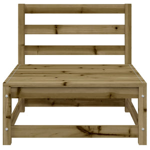 Gartensofa ohne Armlehne Kiefer 70x70 cm