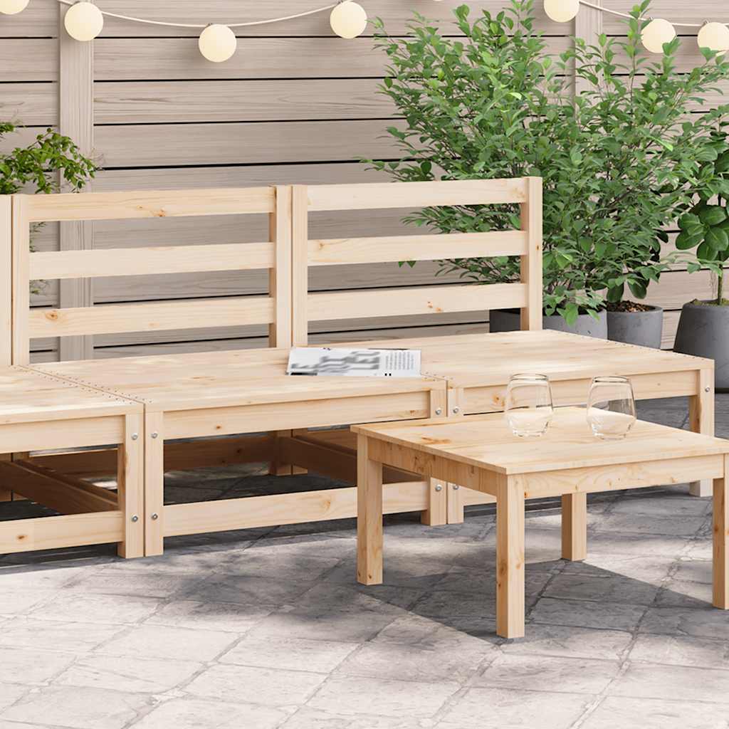 2er Set Gartensofas ohne Armlehne Kiefer