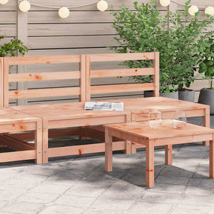 Gartensofa ohne Armlehnen 2er Set Douglasienholz