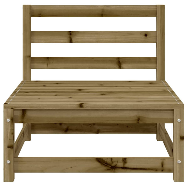 Gartensofas ohne Armlehnen 2er Set Kiefer
