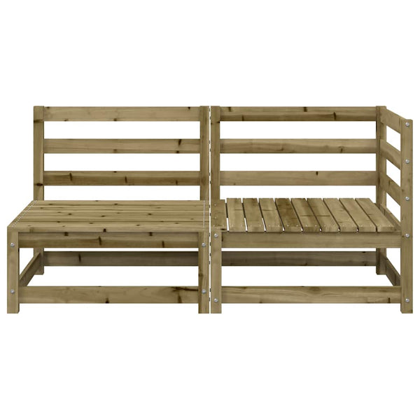 2-Sitzer Gartensofa Kiefer Imprägniert