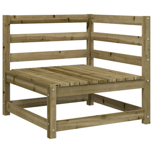 2-Sitzer Gartensofa Kiefer Imprägniert