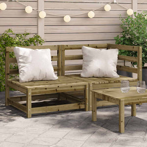 2-Sitzer Gartensofa Kiefer Imprägniert