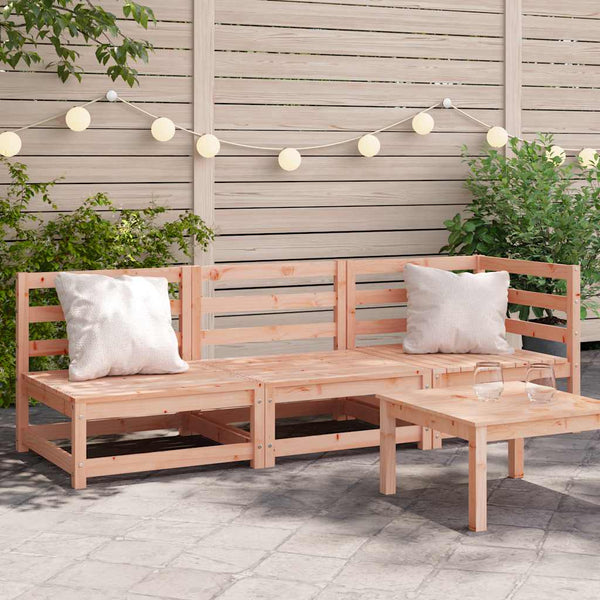 3-Sitzer Gartensofa aus Douglasienholz