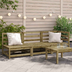 3-Sitzer Gartensofa aus Kiefernholz