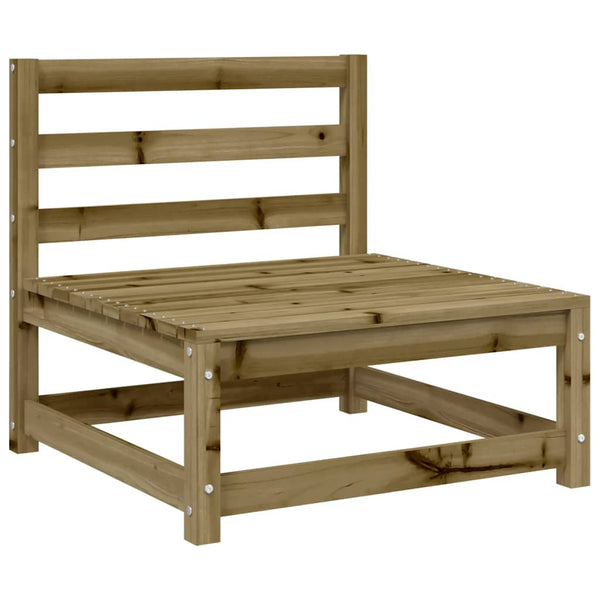 Gartensofa mit Hocker aus Kiefernholz