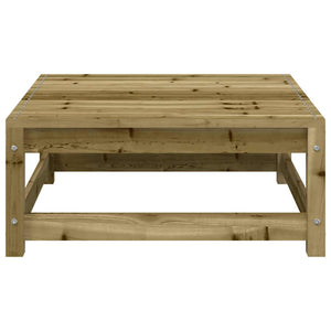 Gartensofa mit Hocker aus Kiefernholz