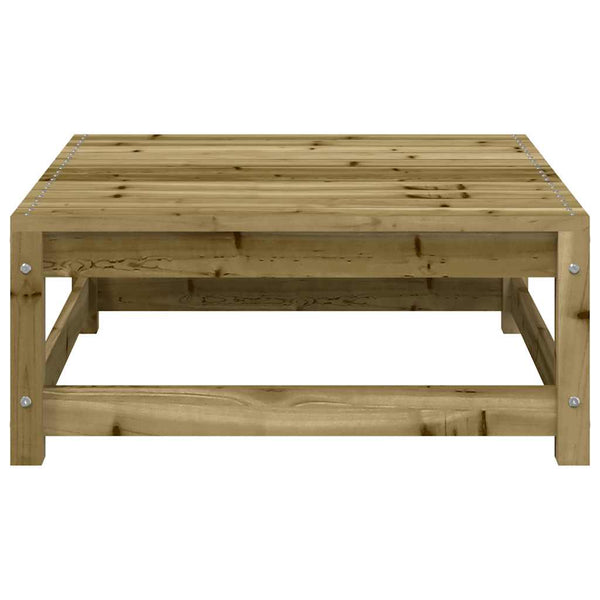 Gartensofa mit Hocker aus Kiefernholz