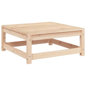 Gartensofa mit Hocker Kiefer Massivholz