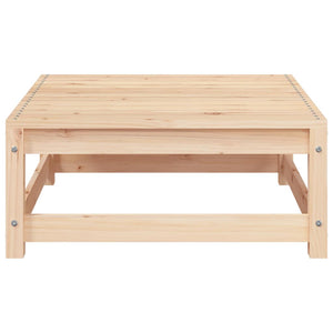 Gartensofa mit Hocker Kiefer Massivholz