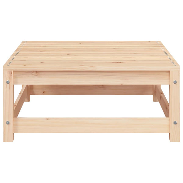 Gartensofa mit Hocker Kiefer Massivholz