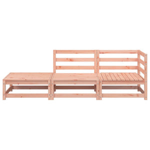 Gartensofa mit Hocker Douglasie 2-Sitzer
