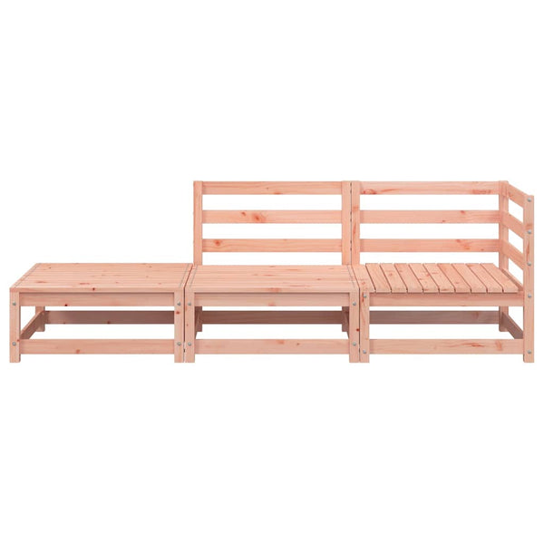 Gartensofa mit Hocker Douglasie 2-Sitzer