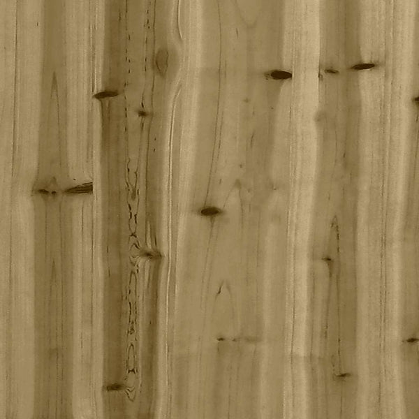 Gartensofa 2-Sitzer mit Hocker, Kiefer imprägniert