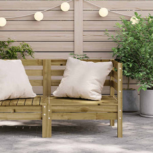 Garten Ecksofa Kiefer Imprägniert