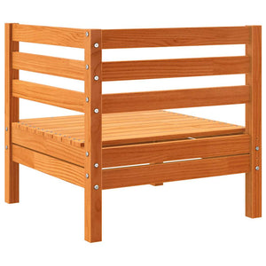 Garten Ecksofa Set, Kiefer Massivholz, 2-teilig