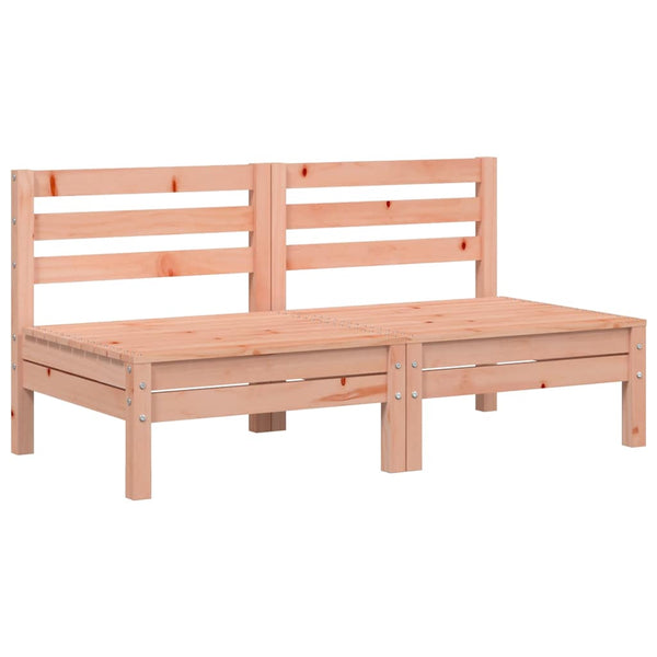 Gartensofas ohne Armlehnen Douglasie 2er-Set