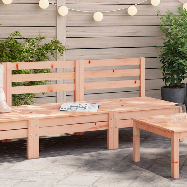 Gartensofas ohne Armlehnen Douglasie 2er-Set