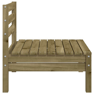 Gartensofas ohne Armlehnen, 2er Set, Kiefer