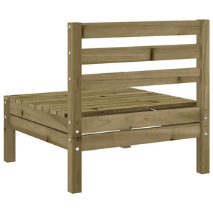 Gartensofas ohne Armlehnen, 2er Set, Kiefer