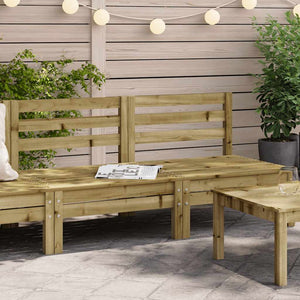 Gartensofas ohne Armlehnen, 2er Set, Kiefer