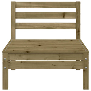 Gartensofas ohne Armlehnen, 4er Set
