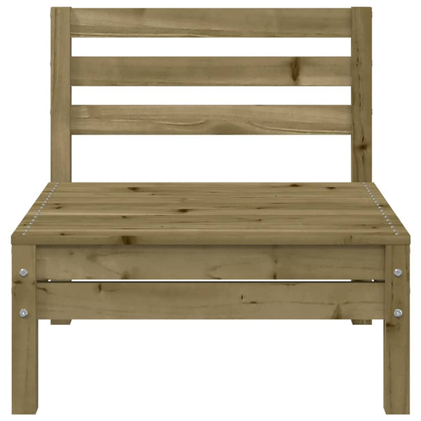 Gartensofas ohne Armlehnen, 4er Set