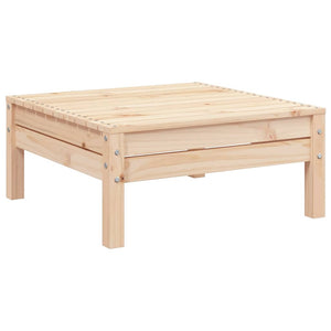 2-Sitzer Gartensofa mit Hocker Kiefernholz