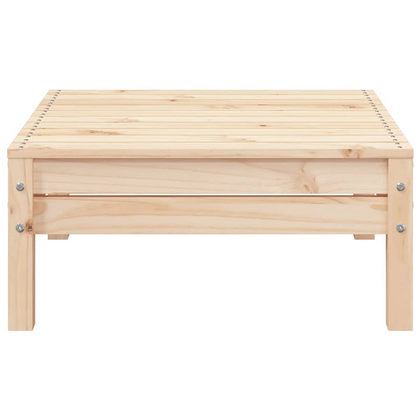2-Sitzer Gartensofa mit Hocker Kiefernholz