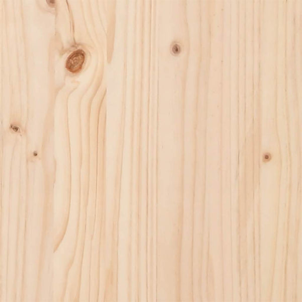 2-Sitzer Gartensofa mit Hocker Kiefernholz