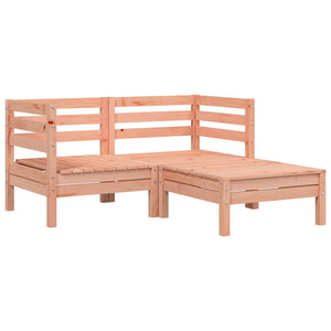 2-Sitzer Gartensofa mit Hocker Douglasie