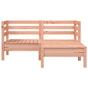 2-Sitzer Gartensofa mit Hocker Douglasie