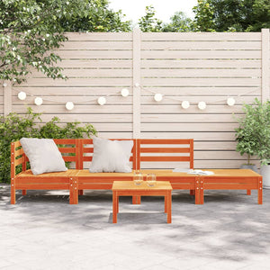 4-Sitzer Gartensofa aus Kiefernholz