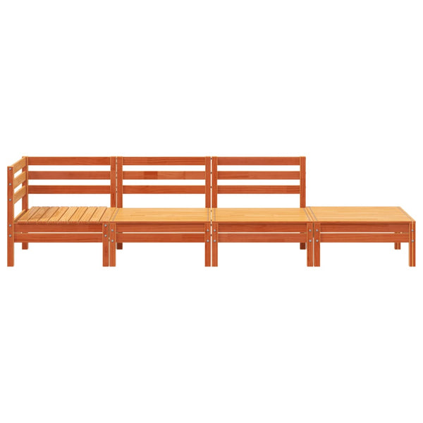 4-Sitzer Gartensofa aus Kiefernholz