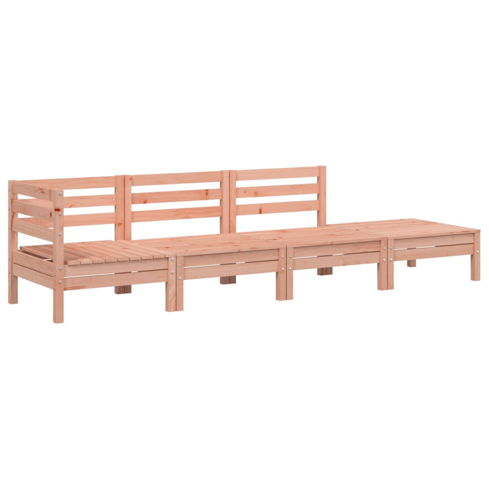 4-Sitzer Gartensofa aus Douglasienholz