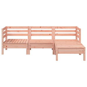 3-Sitzer Gartensofa mit Hocker Douglasie