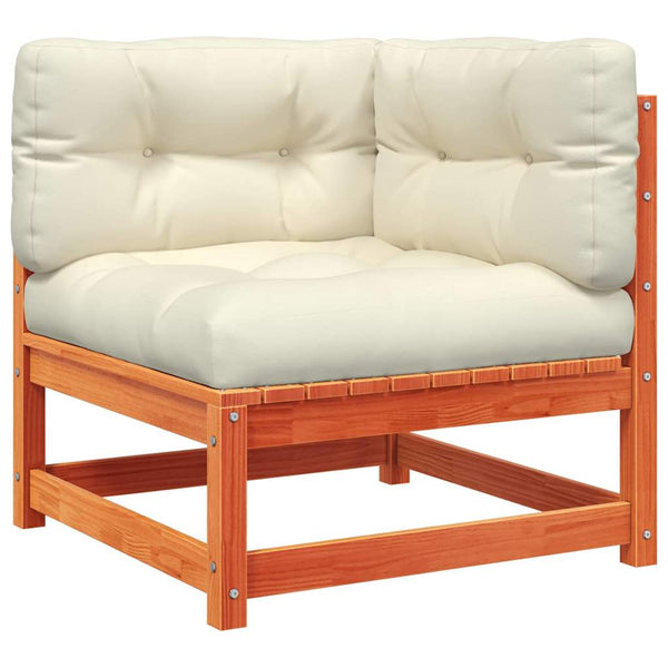 Garten Ecksofa Set mit Kissen, 2-teilig