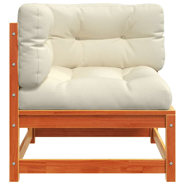 Garten Ecksofa Set mit Kissen, 2-teilig