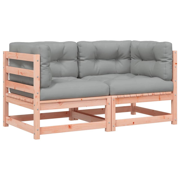 Garten Ecksofas mit Kissen, 2er Set