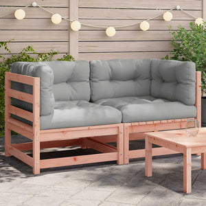 Garten Ecksofas mit Kissen, 2er Set